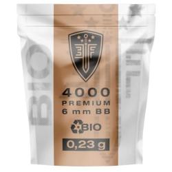 BILLES BBS 6MM ELITE FORCE BIO BLANCHE 0.23G SACHET X4000 "UMAREX"