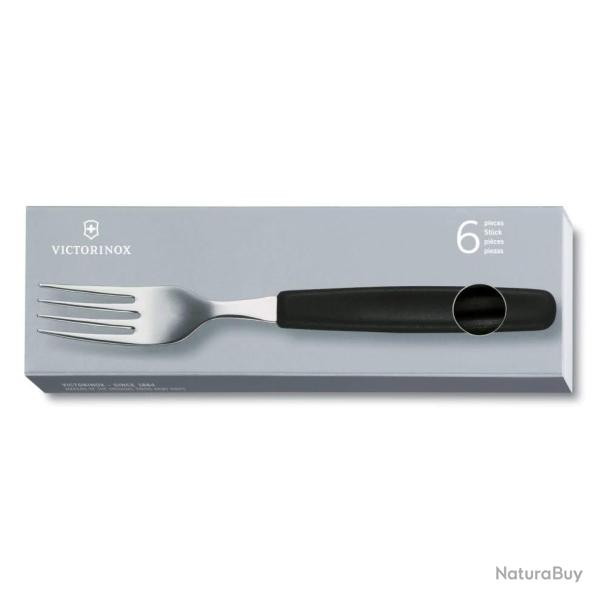 Victorinox 5.1543 Fourchette de table Noir Pack de 6 pices