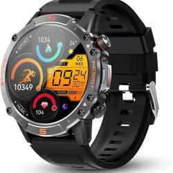 Montre Connect&eacute;e Homme AMOLED 1,43" Appels Bluetooth 120 Sports &Eacute;tanche 14 Jours Android iPhone
