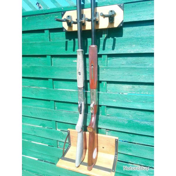 Ratelier,porte fusils vertical en sapin 4 places