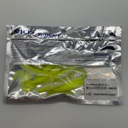 Leurre souple Megabass x-layer curly white chart