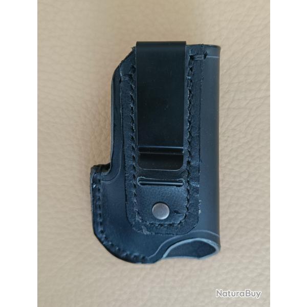 Holster cuir, Inside "IWB", Droitier, pour PA 6,35 Manufrance Mod�le "Le Fran�ais"