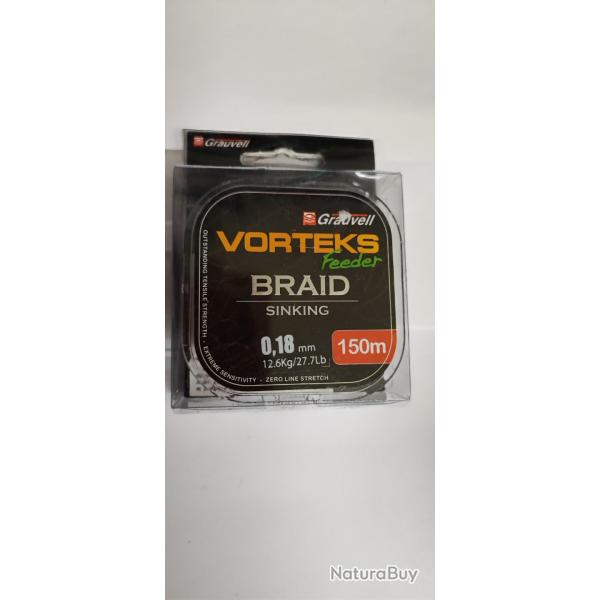 TRESSE VORTEKS FEEDER - 18� - 12.6 KG - 150M - NEUF