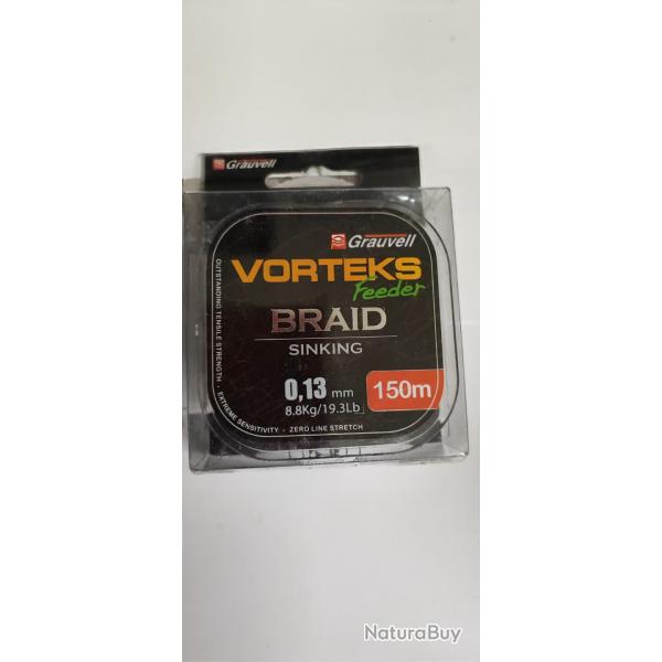 TRESSE VORTEKS FEEDER - 13� - 8.8 KG - 150M - NEUF