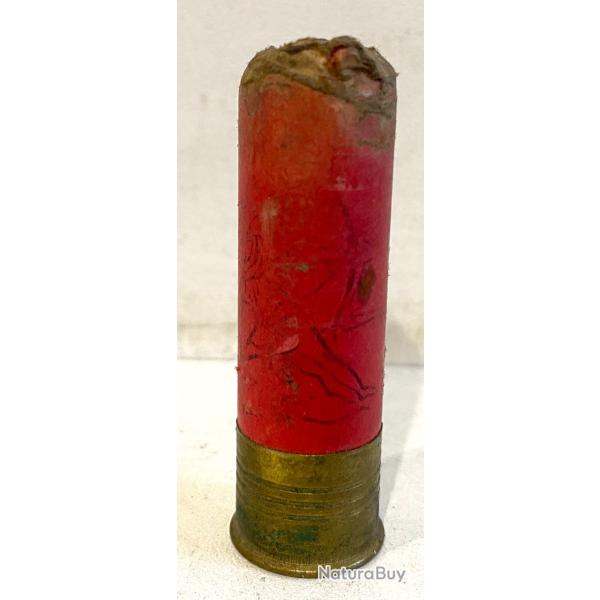 Ancienne Cartouche fusil de chasse de Collection en Carton GEVELOT