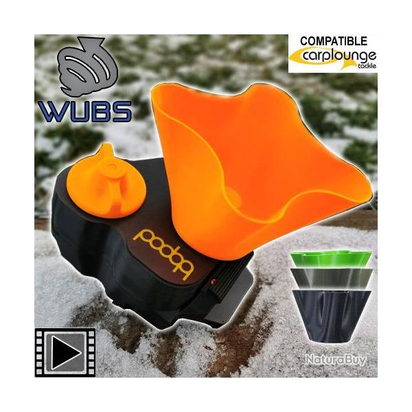 Epandeur Bait Boat Pod Wubs pour Carplounge RT4/RT7 Black