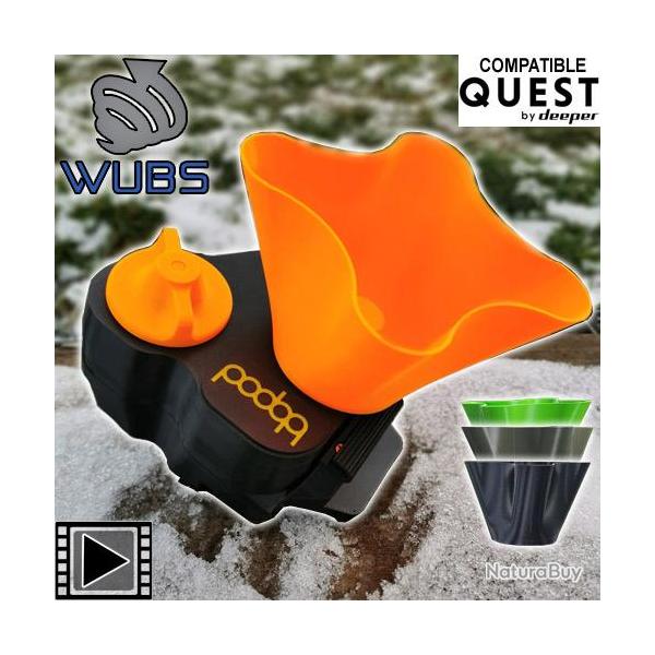 Epandeur Bait Boat Pod Wubs pour Deeper Quest Green