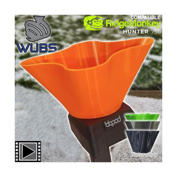 Epandeur Bait Boat Pod Wubs pour RidgeMonkey Hunter Green