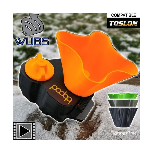 Epandeur Bait Boat Pod Wubs pour Toslon X-Boat Green