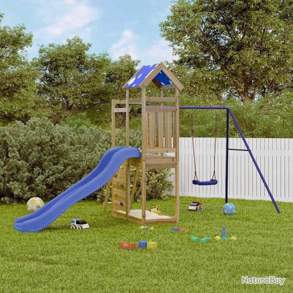 Aire de jeux d'ext�rieur bois de pin impr�gn�