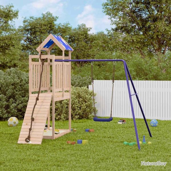Aire de jeux d'ext�rieur bois de pin massif alsavelo