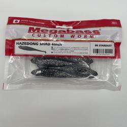 Leurre souple Megabass Hazedong Shad slim tail stardust 4"