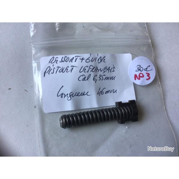 VENDU PAR LE-CUIRASSIER N3 RESSORT AVEC GUIDE PISTOLET LE FRANAIS CALIBRE 6,35 MM