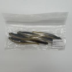 Leurre souple Megabass Hazedong Shad slim tail green pumpkin shad 4 pouces