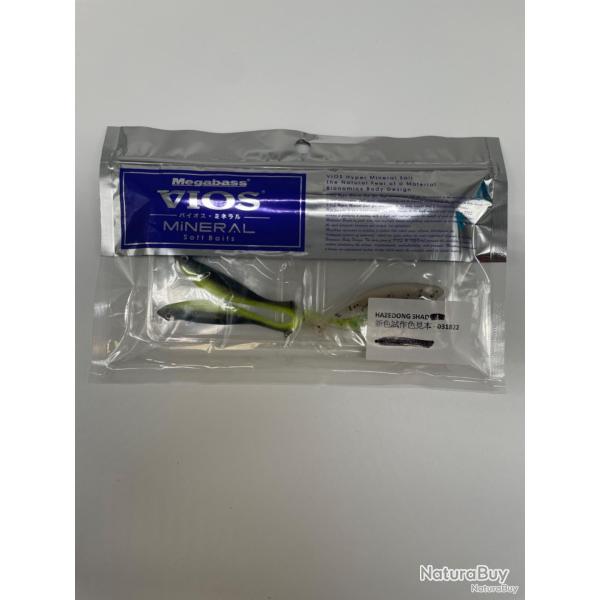 Leurre souple magabass Hazedong Shad 3" lot 1