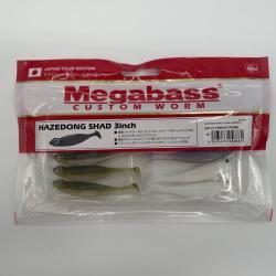 Leurre souple megabass Hazedong Shad 3" lot 5