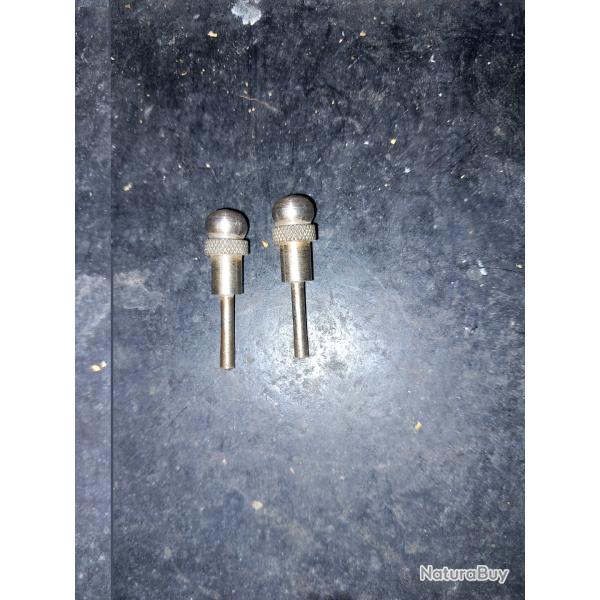 PAIRE DE PERCUTEUR DE FUSIL DE CHASSE JUXTAPOSE BELGE A CHIEN