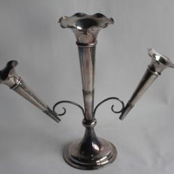 Porte Bouquet m&eacute;tal argent&eacute; Kemp Brothers