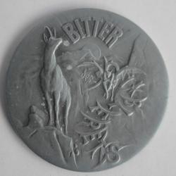 Miroir de poche publicitaire Bitter des Diablerets Suisse