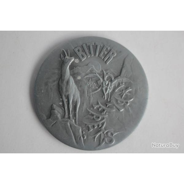 Miroir de poche publicitaire Bitter des Diablerets Suisse