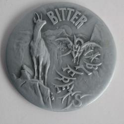 Miroir de poche publicitaire Bitter des Diablerets Suisse