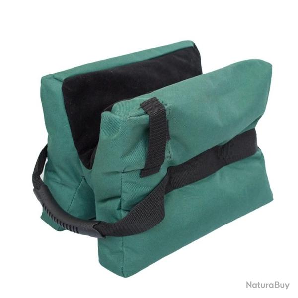 Sac de Support Tir Tissu Oxford 600D Accessoire Chasse Stand Sable Pour Carabine et Fusil Vert