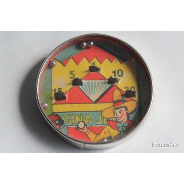 Ancien Jeu d'adresse de poche � billes