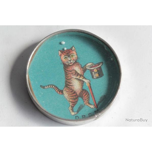 Ancien Jeu d'adresse de poche billes Chat