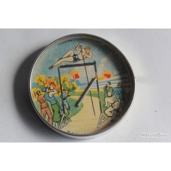 Ancien Jeu d'adresse de poche Saut � la perche