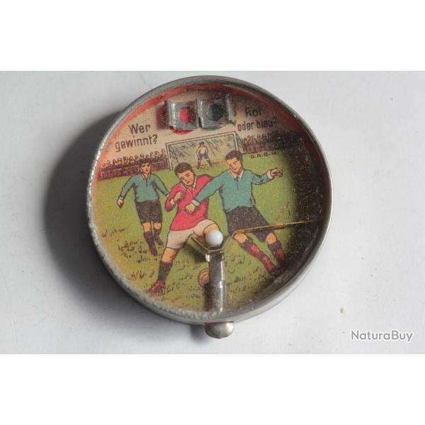 Ancien Jeu d'adresse de poche Football Tir au but