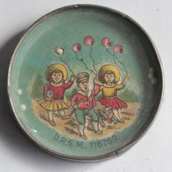 Ancien Jeu d'adresse de poche billes Enfants et ballons
