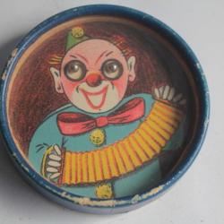 Ancien Jeu d'adresse de poche billes Clown Cirque