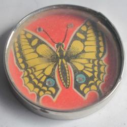 Ancien Jeu d'adresse de poche billes Papillon