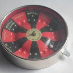 Ancien Jeu de poche Bistrot Roulette Casino