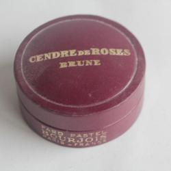 Ancienne boite Fard pastel Cendre de roses pour brune Bourjois
