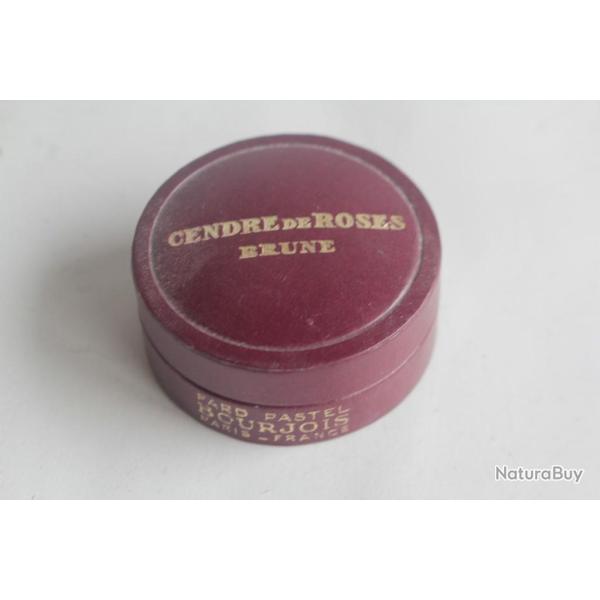 Ancienne boite Fard pastel Cendre de roses pour brune Bourjois