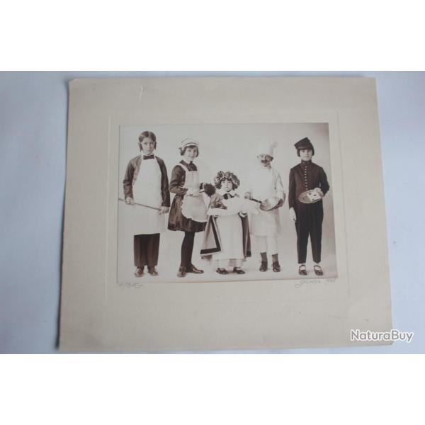 Photographie Enfants Paul Bonzon Escalade 1928 Gen�ve Suisse