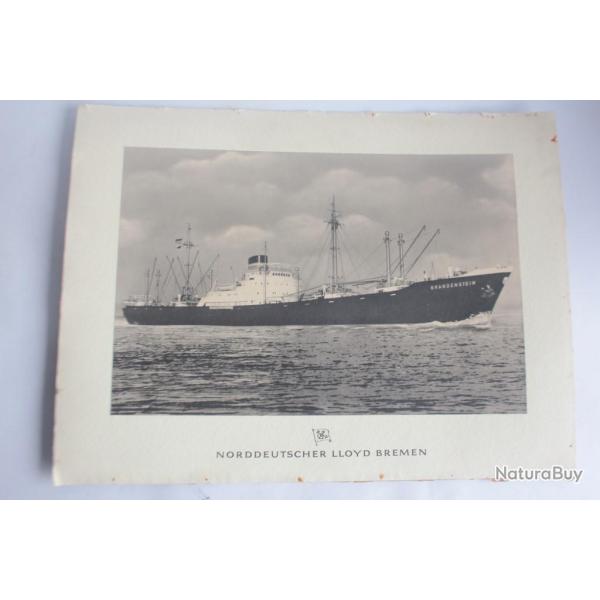 Photo Bateau allemand Norddeutscher Lloyd Bremen