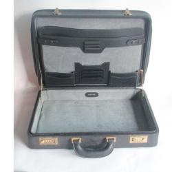 LANVIN Porte documents Serviette cuir noir