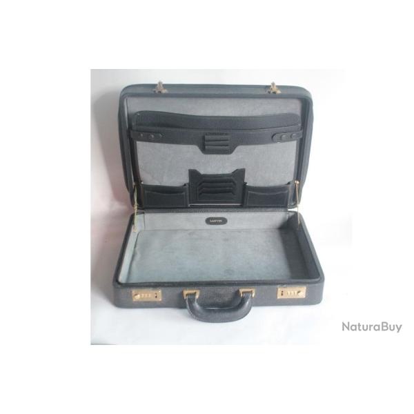 LANVIN Porte documents Serviette cuir noir