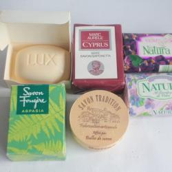 Lot 6 Savons savonnettes 125g