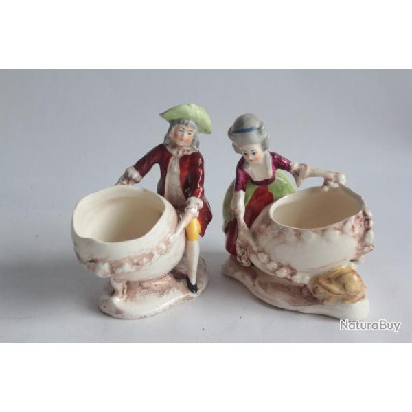 Paires Vases Porte bouquet porcelaine