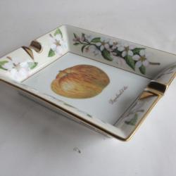 HERMES Cendrier porcelaine Pomme Rambour d'été