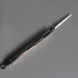 Cure-dents argent r&eacute;tractable