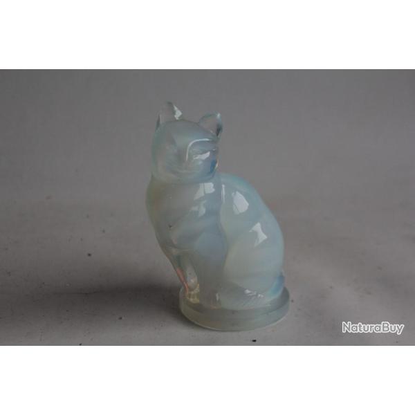 SABINO Chat verre opalescent Art D�co