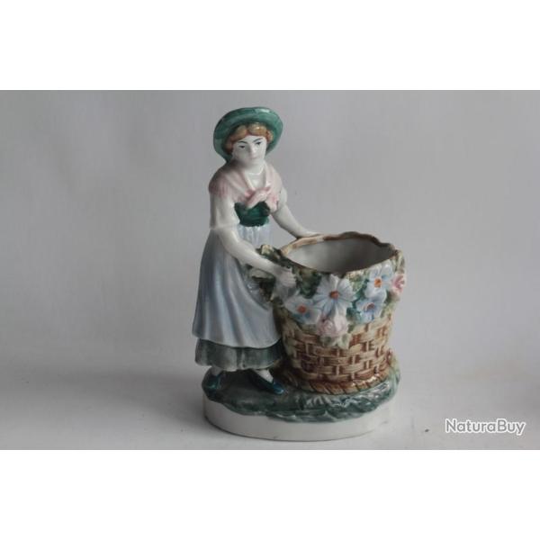 Vase Porte bouquet Femme porcelaine