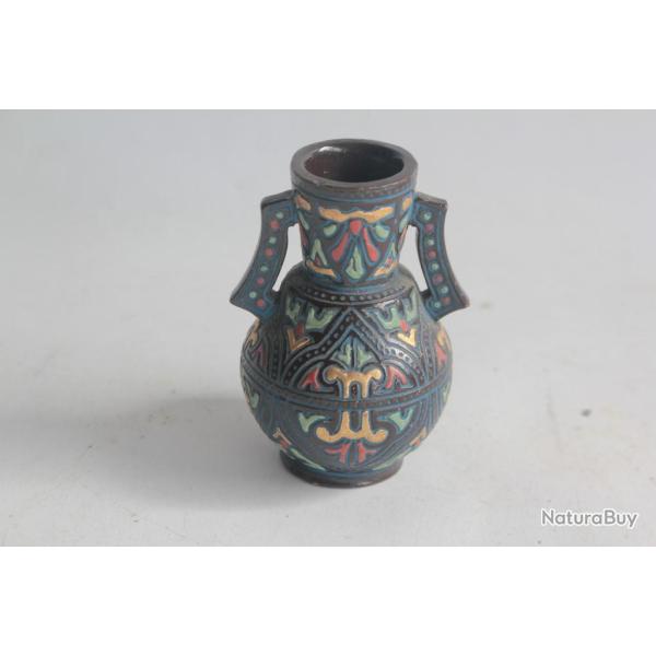 Vase miniature c�ramique Wilhelm Schiller & Sons