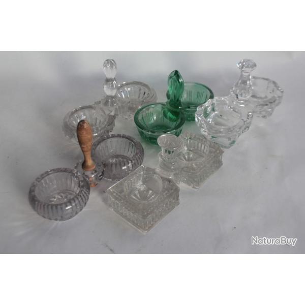 5 Anciennes Sali�res verre