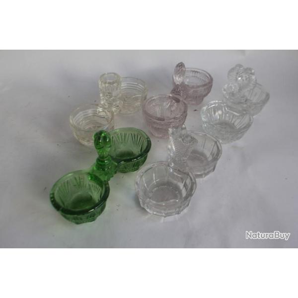 5 Anciennes Sali�res verre