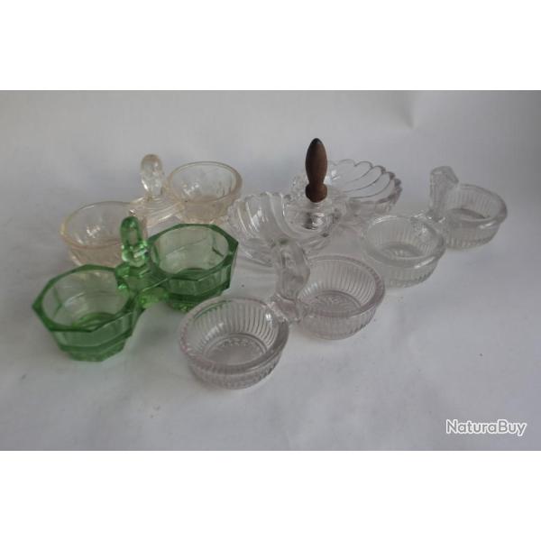 5 Anciennes Sali�res verre